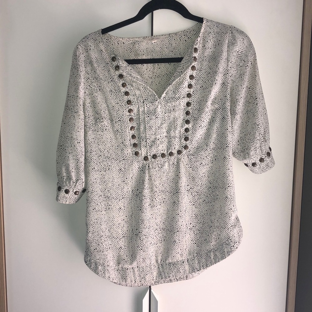 41 Hawthorn Studded Blouse  XS
